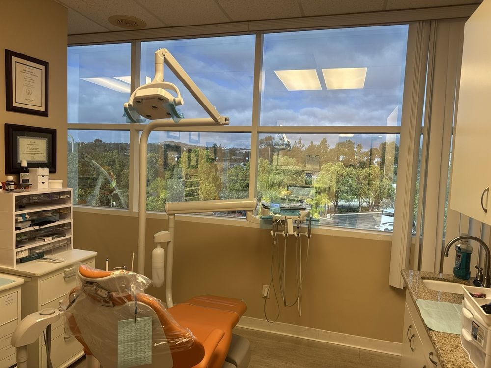AVF Dental Group treatment room with panoramic Aliso Viejo views