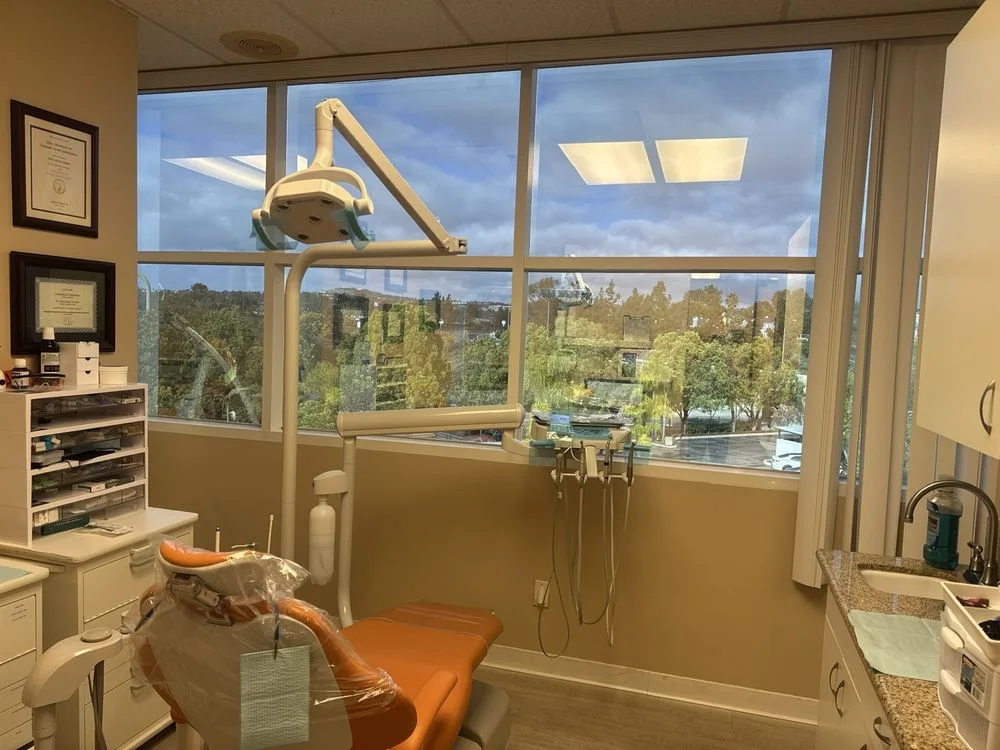 Bright treatment room with a window